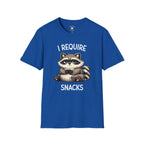 I Require Snacks T-Shirt