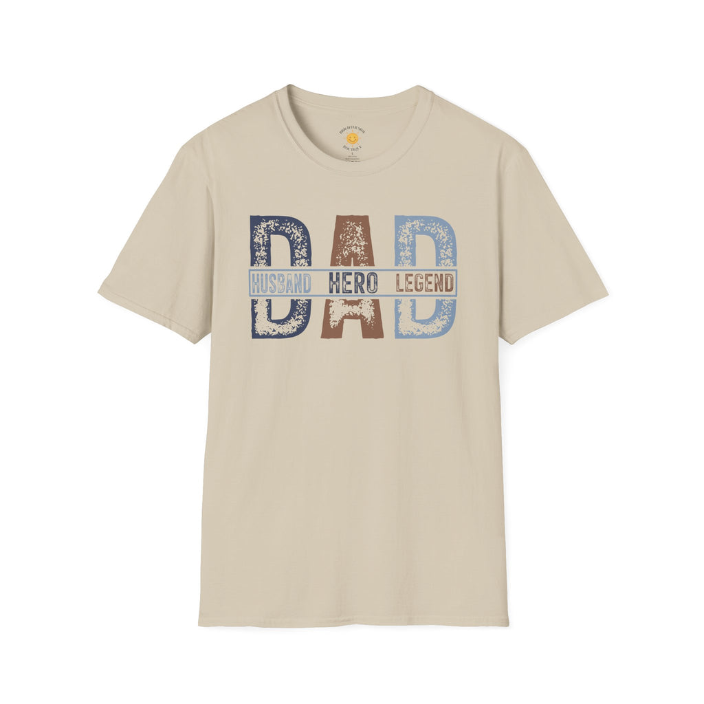 Dad: Husband Hero Legend T-Shirt