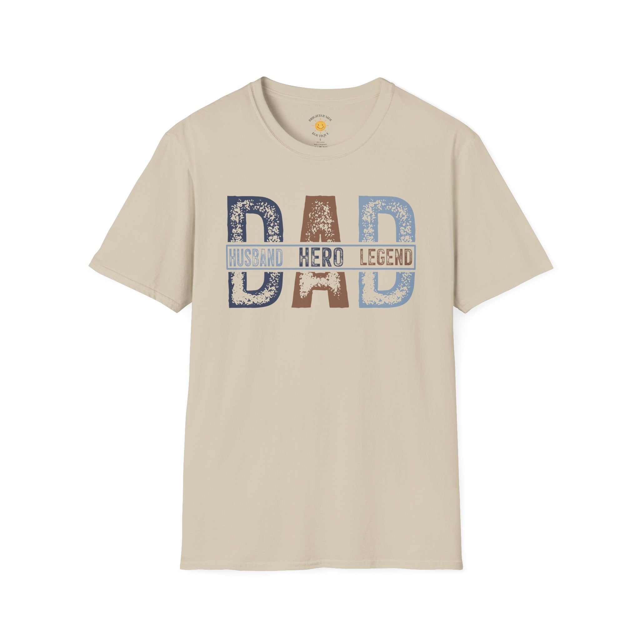 Dad: Husband Hero Legend T-Shirt
