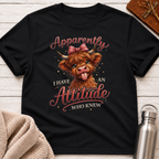 I Have An Attitude Highland Cow T-Shirt