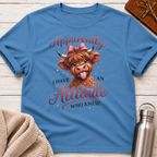 I Have An Attitude Highland Cow T-Shirt
