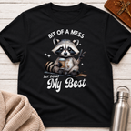 Bit Of A Mess Raccoon T-Shirt