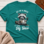 Bit Of A Mess Raccoon T-Shirt