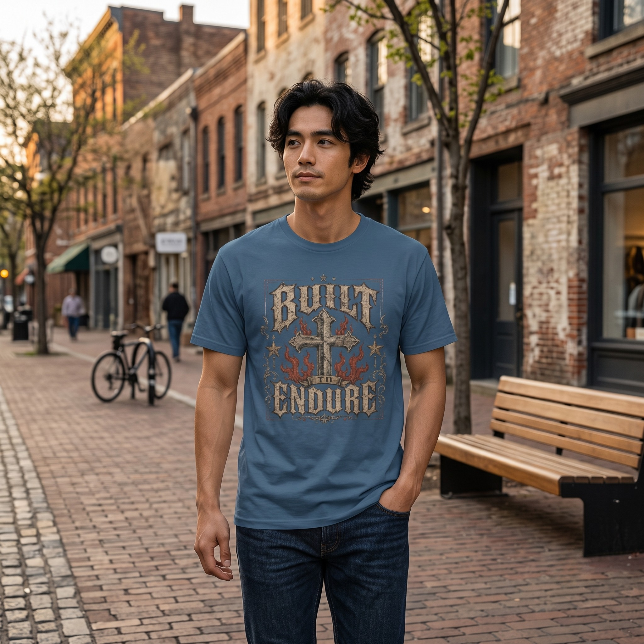 Built To Endure Gothic Strength T-Shirt
