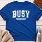 Busy Doing Nothing Varsity Humor T-Shirt