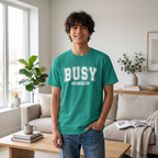 Busy Doing Nothing Varsity Humor T-Shirt