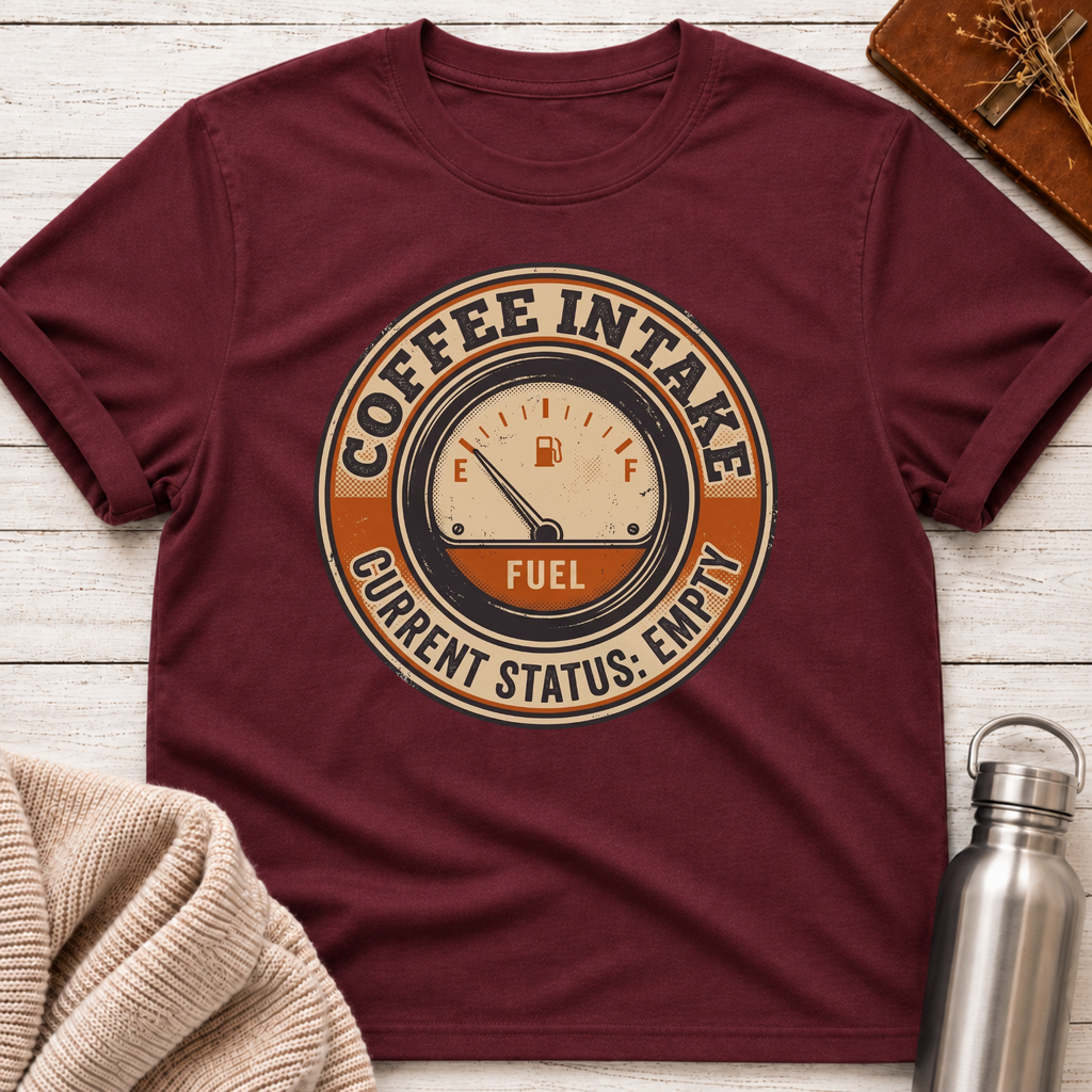 Coffee Intake Status Empty T-Shirt