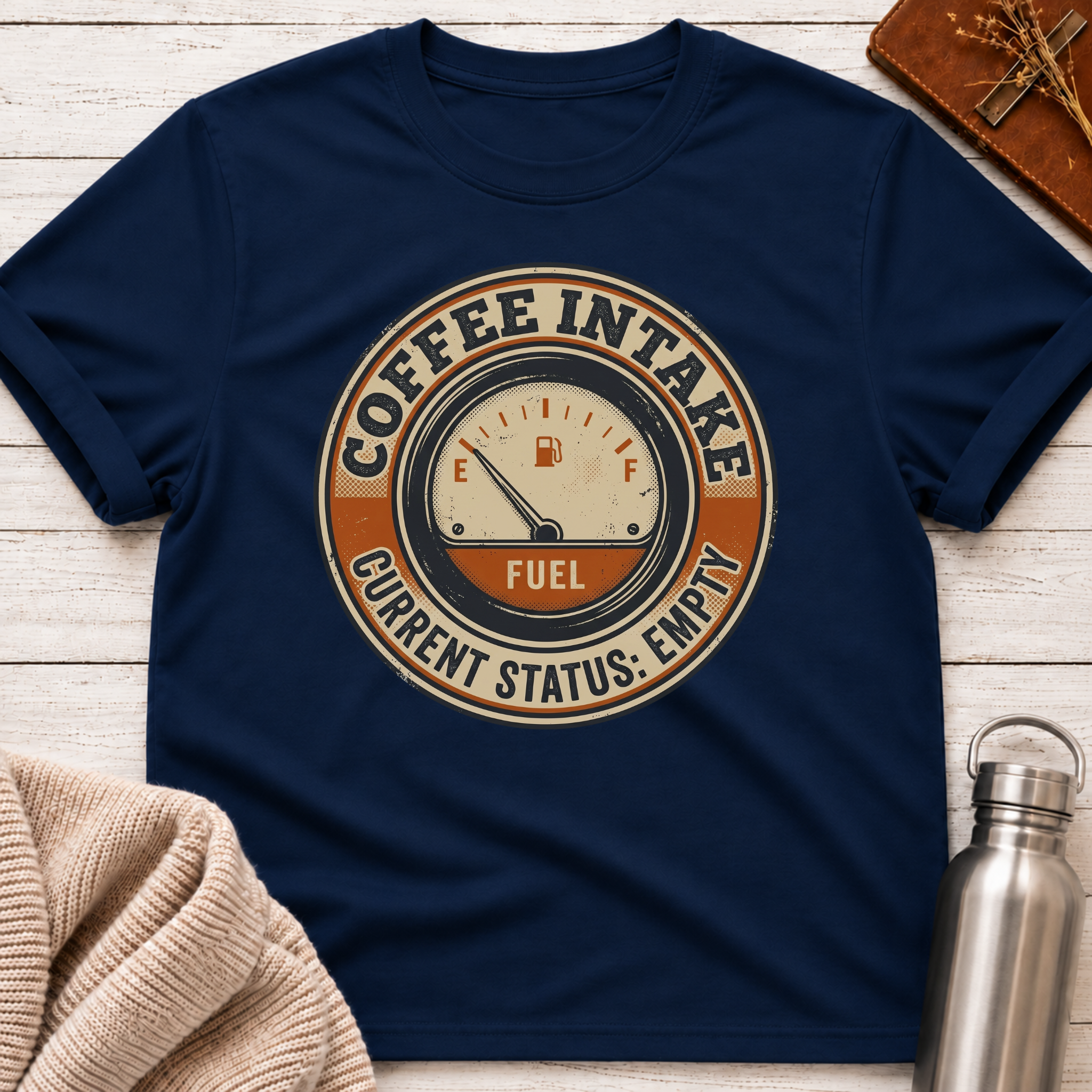 Coffee Intake Status Empty T-Shirt