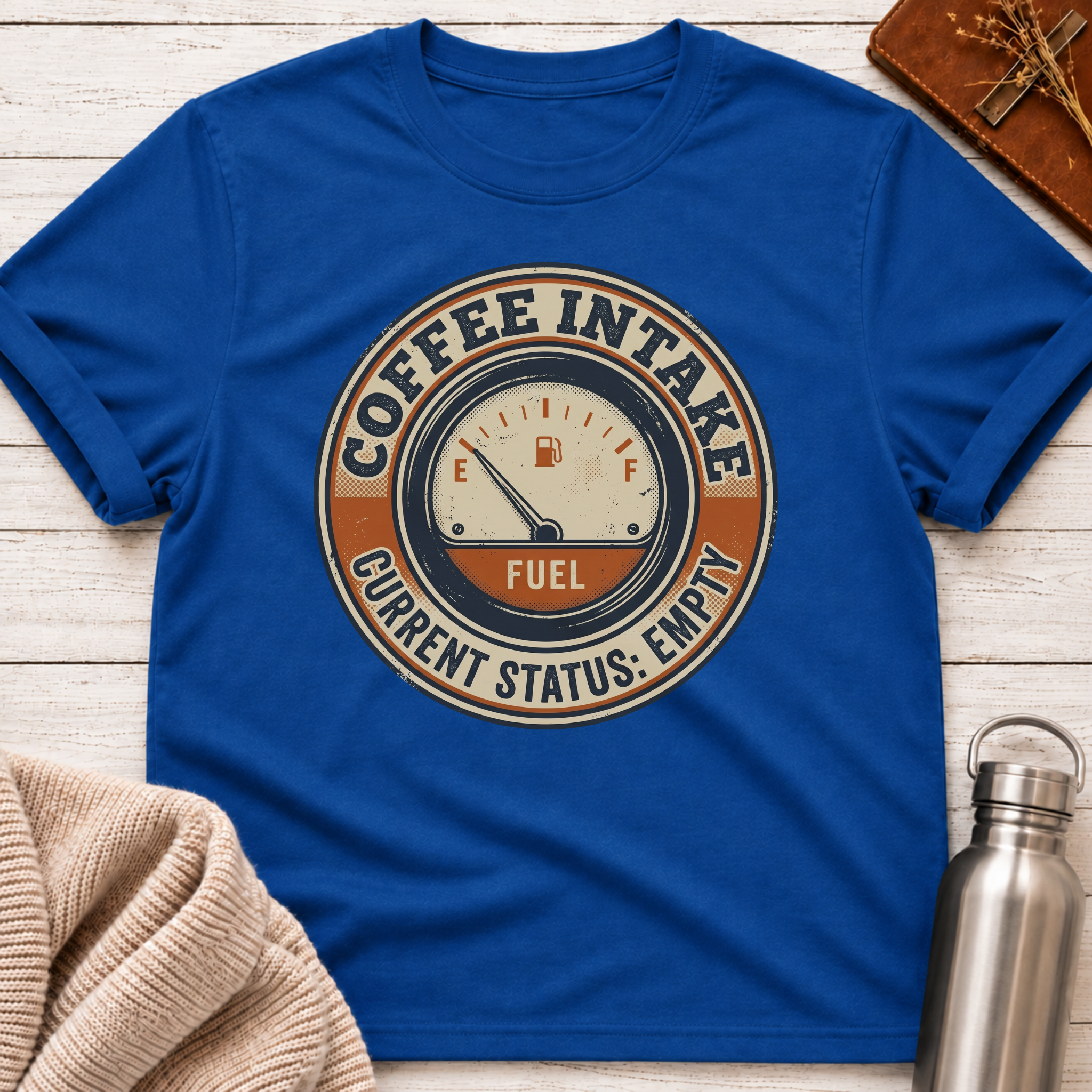 Coffee Intake Status Empty T-Shirt