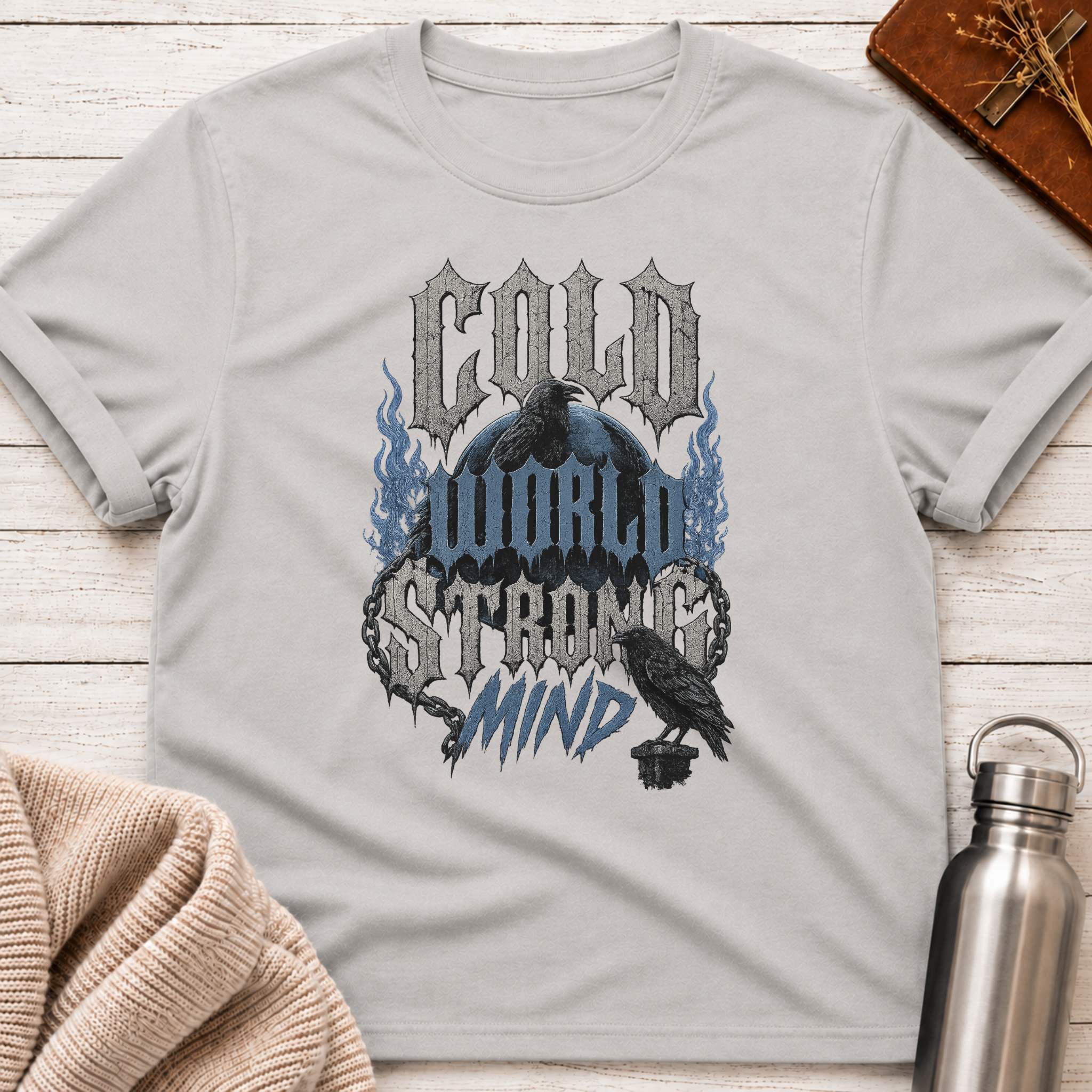 Cold World Strong Mind Resilience T-Shirt