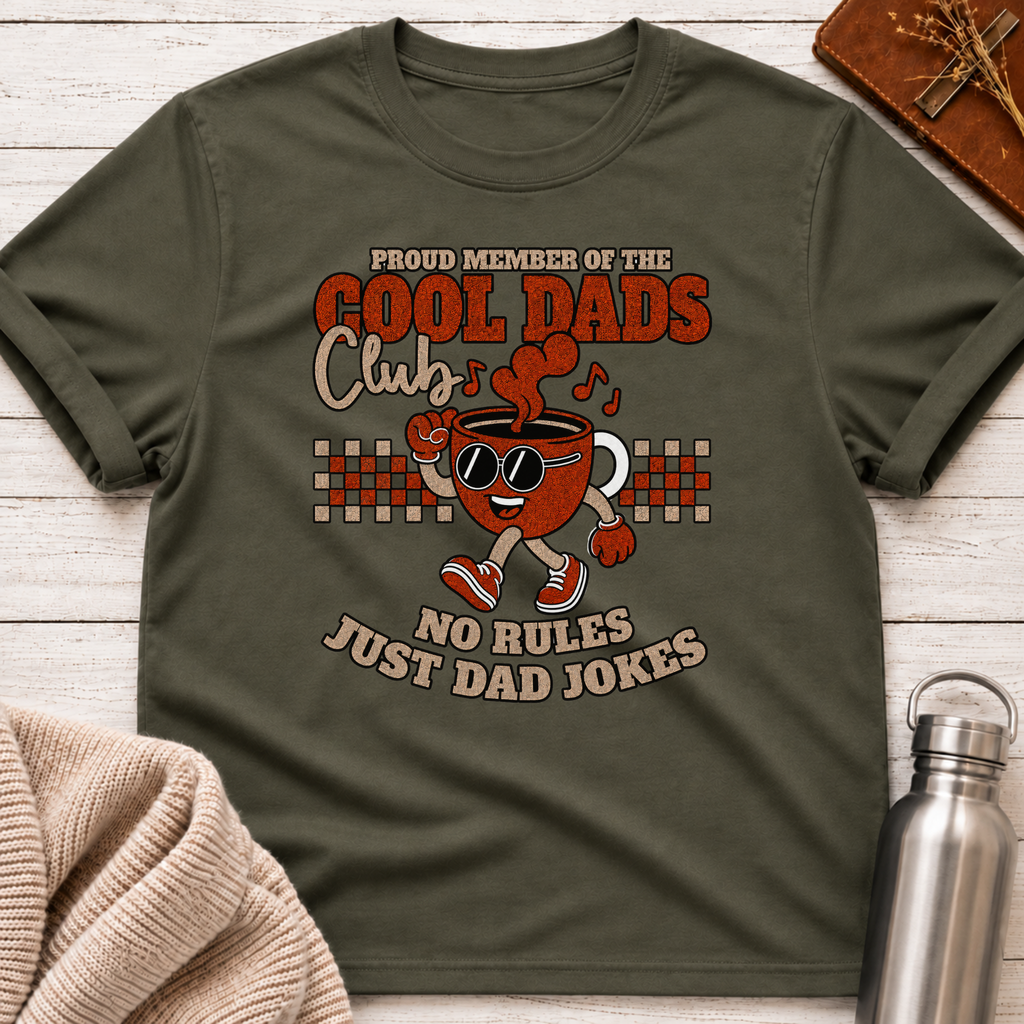 Cool Dads Club No Rules Just Dad Jokes T-Shirt
