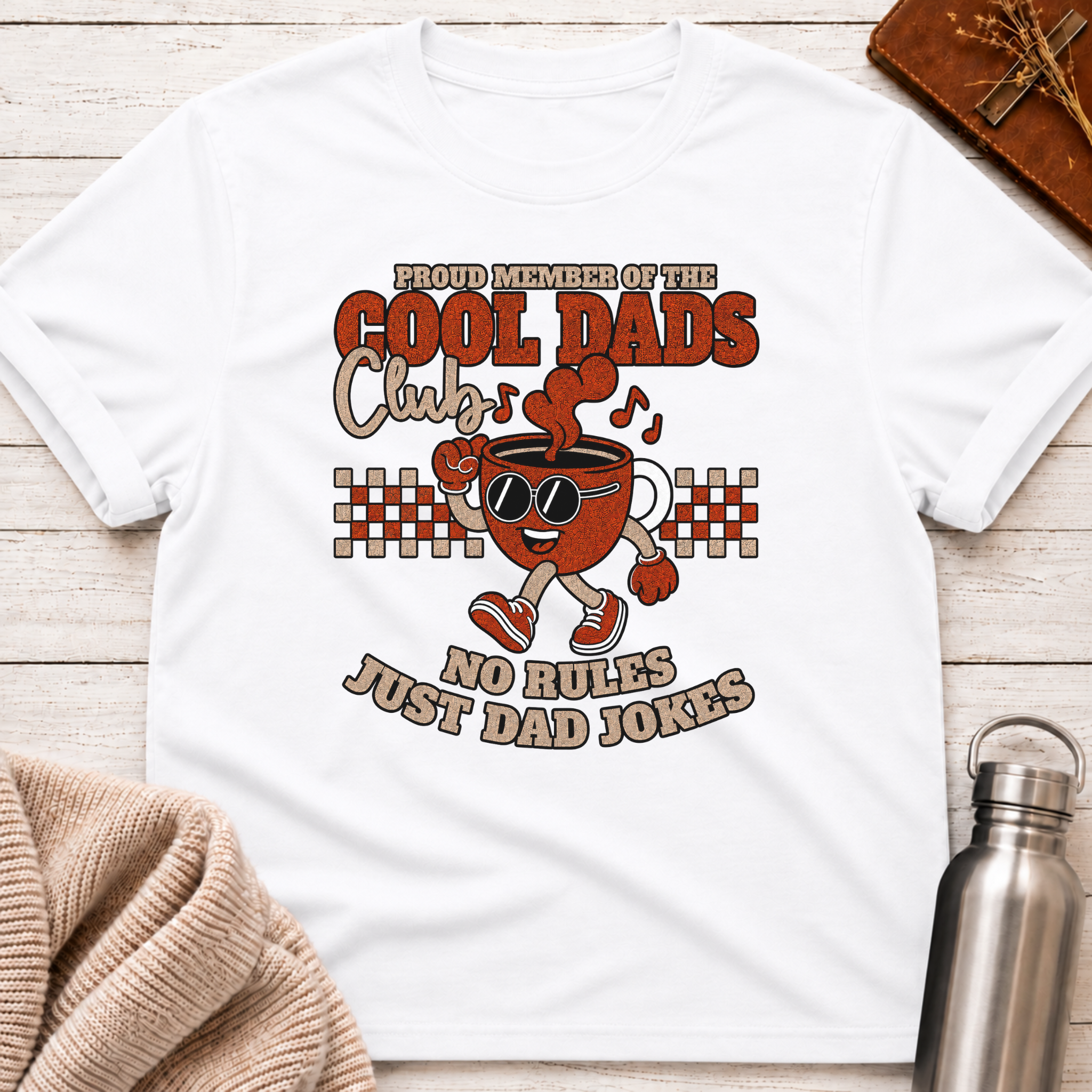 Cool Dads Club No Rules Just Dad Jokes T-Shirt