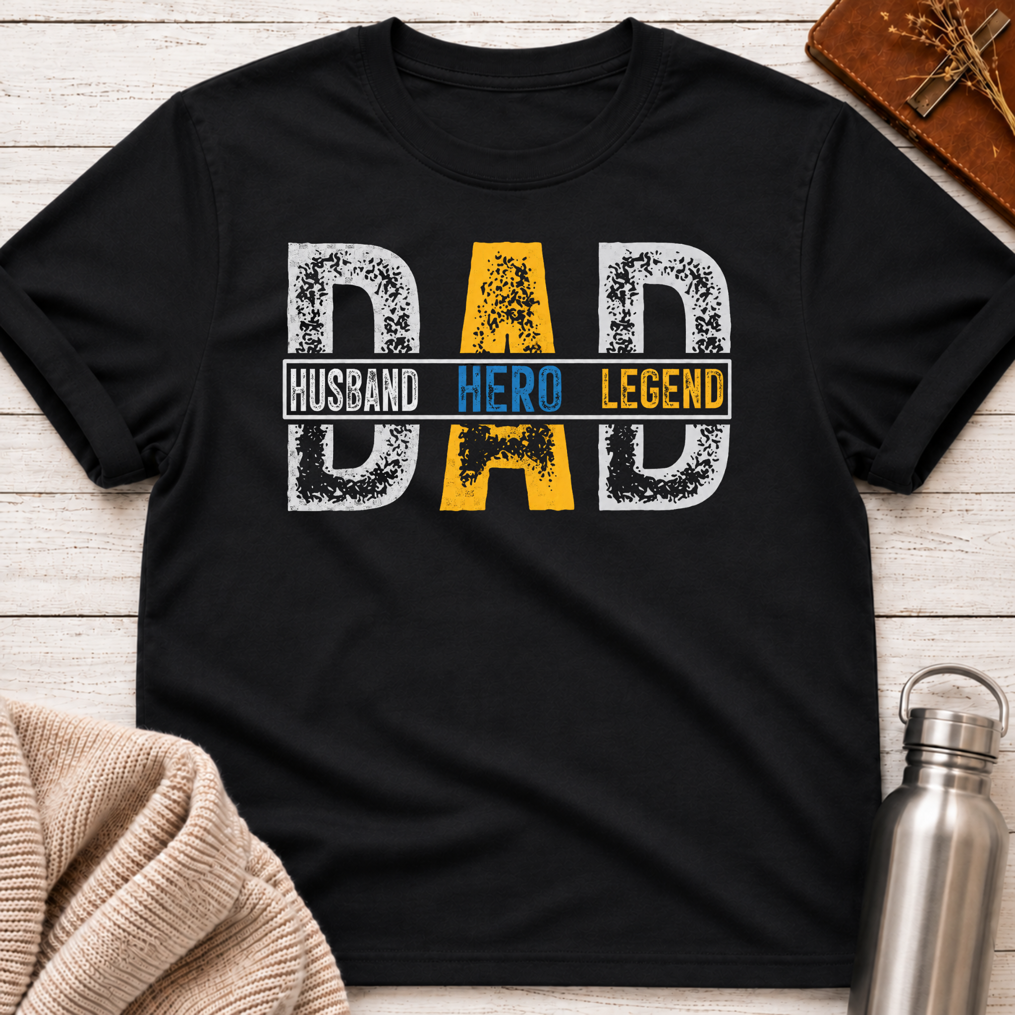 Husband Hero Legend Dad T-Shirt