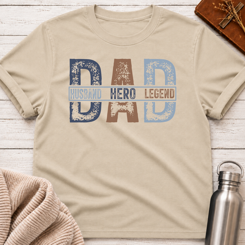 Husband Hero Legend Dad T-Shirt