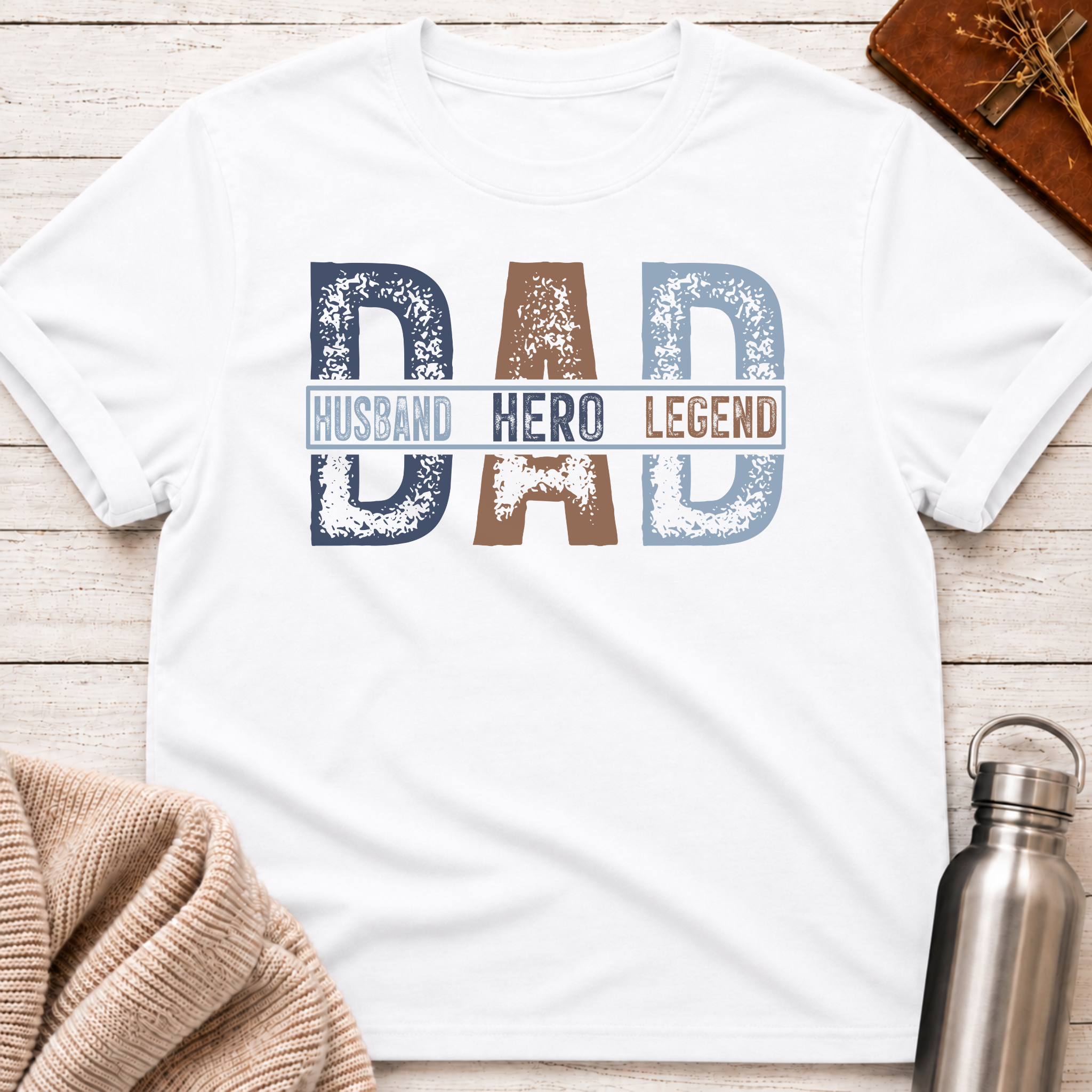 Husband Hero Legend Dad T-Shirt