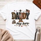 Daddy My Hero Patriotic Dad T-Shirt
