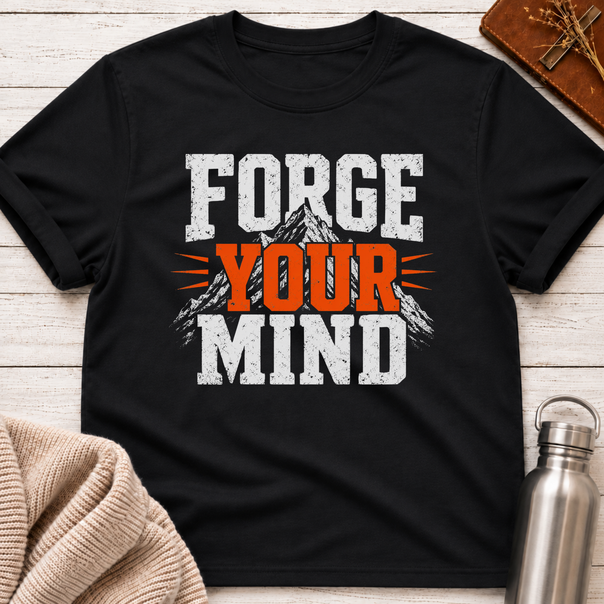 Forge Your Mind Mountain Strength T-Shirt