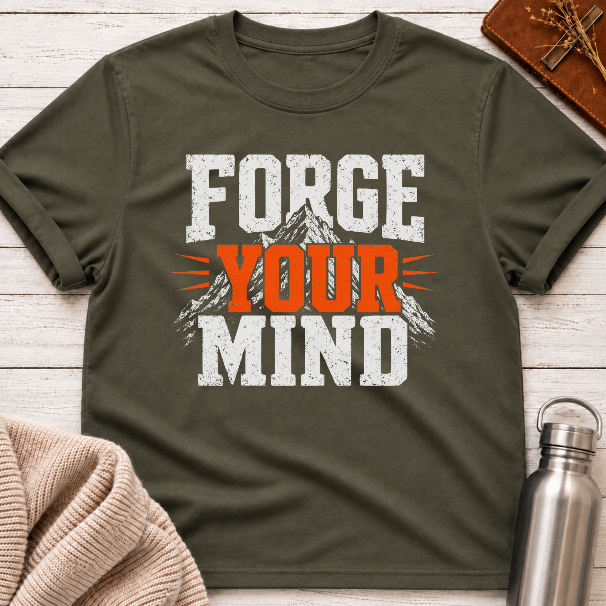 Forge Your Mind Mountain Strength T-Shirt