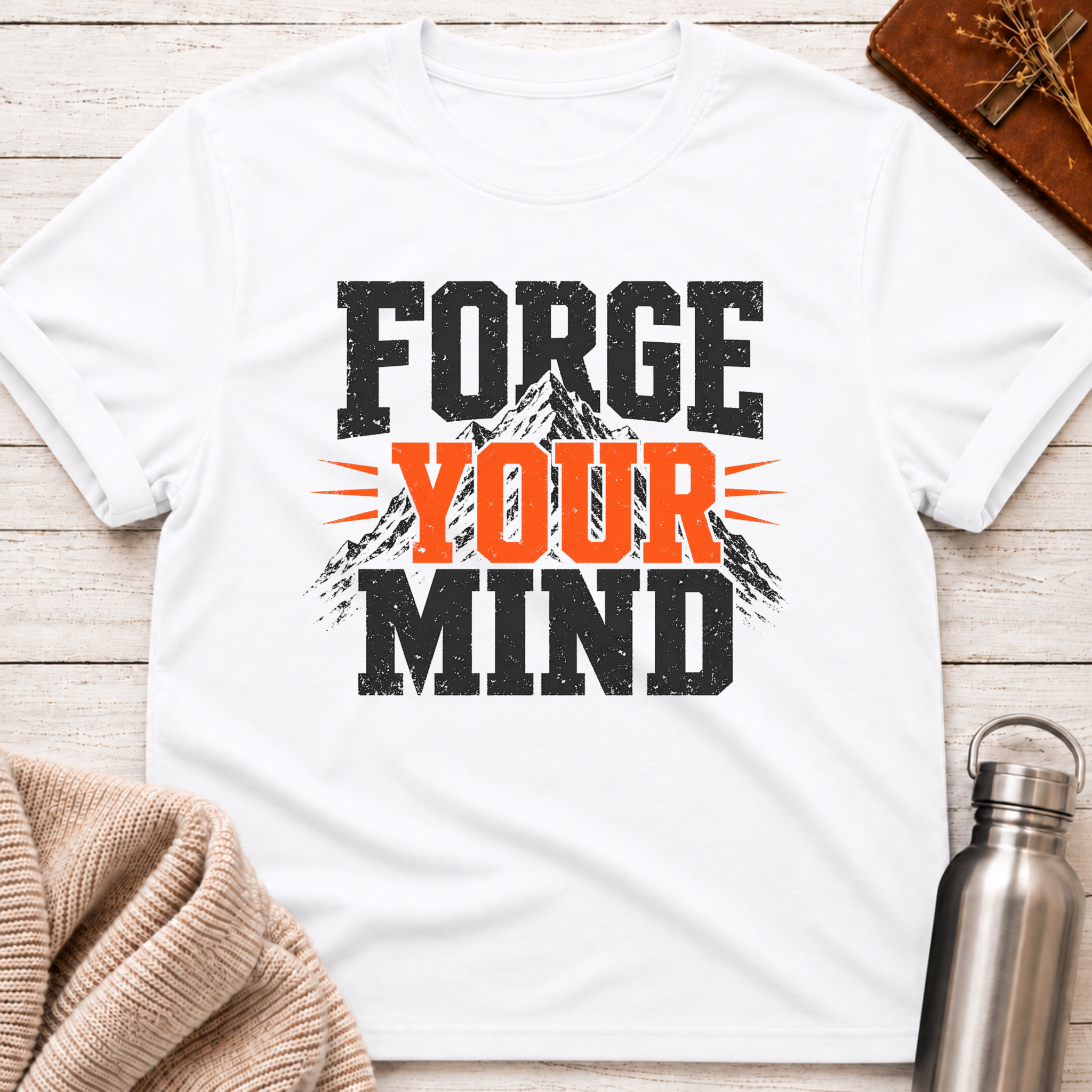 Forge Your Mind Mountain Strength T-Shirt