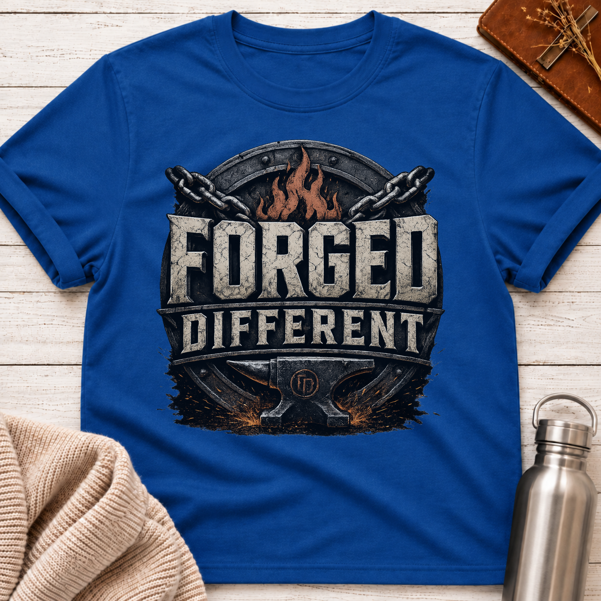 Forged Different – Strength Built Through Fire T-Shirt