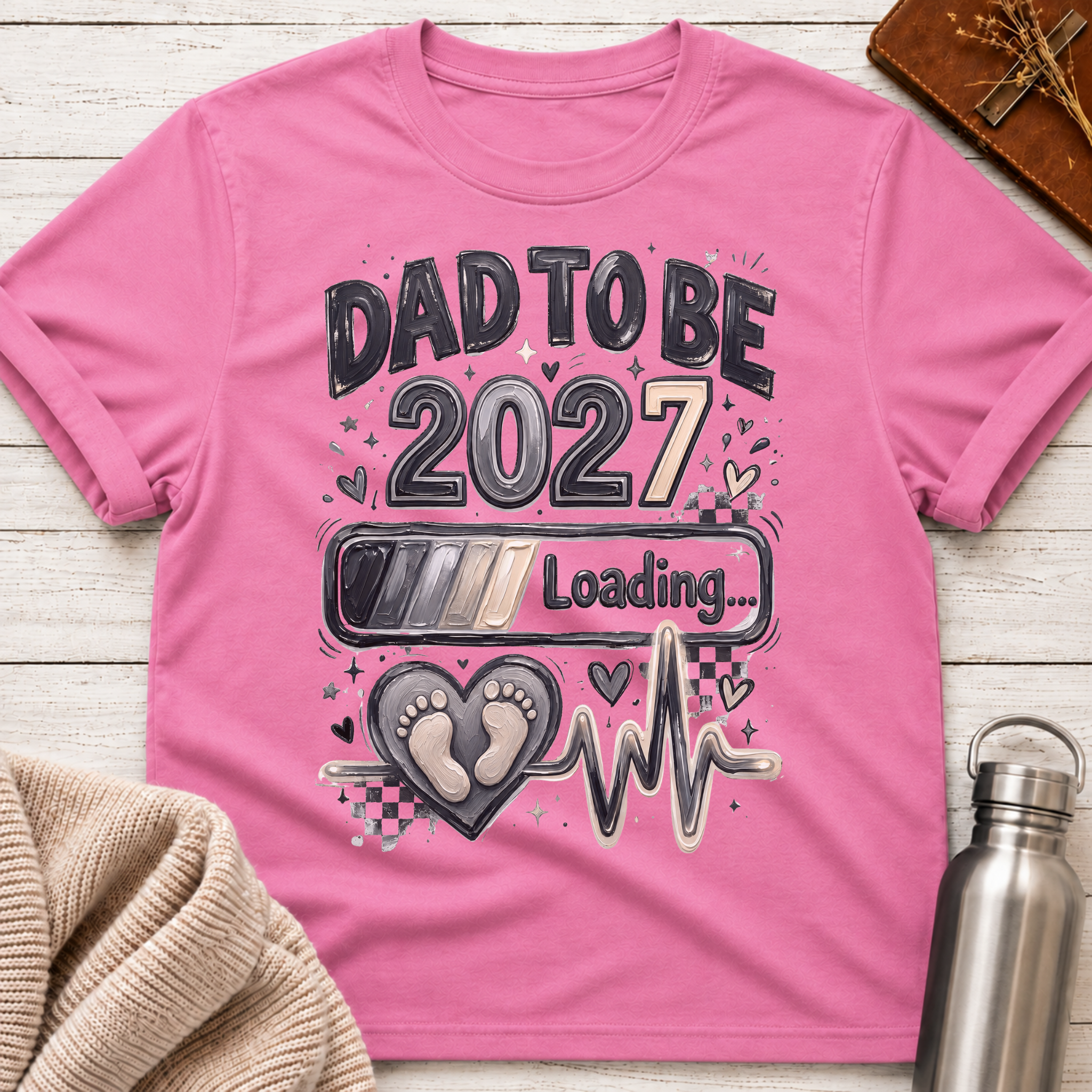 Dad To Be 2027 Loading T-Shirt