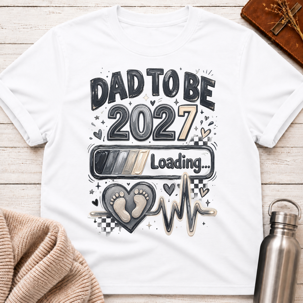 Dad To Be 2027 Loading T-Shirt