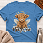 Holy Cow Angel Highland Cow Funny Pun T-Shirt