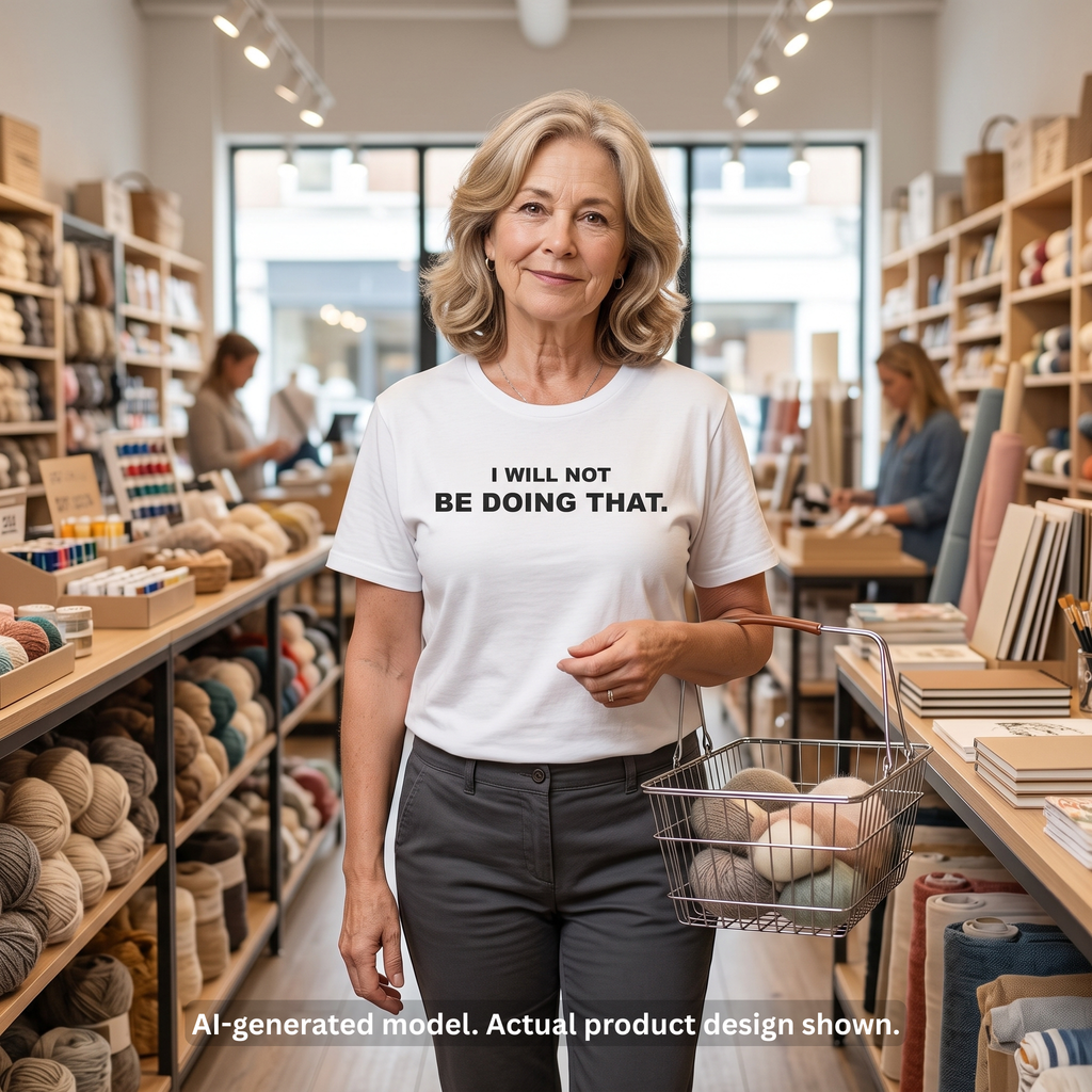 I Will Not Be Doing That T-Shirt