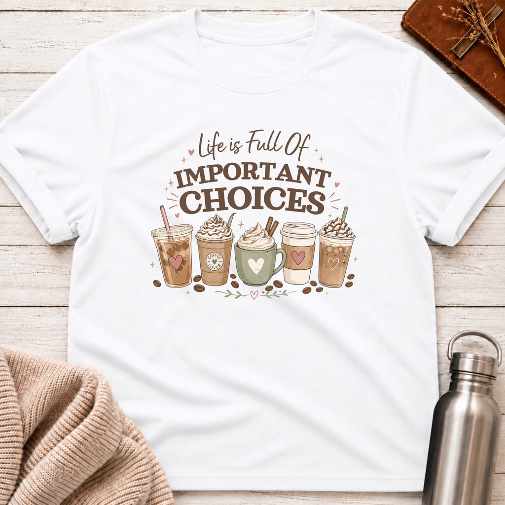 Full Of Important Choices Coffee T-Shirt