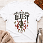 Intentionally Quiet – Gothic Introvert Strength Design