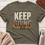 Keep Going – Discipline Today Strength Tomorrow Motivational Design T-Shirt