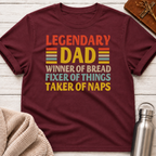 Legendary Dad: Breadwinner, Fixer & Napper T-Shirt