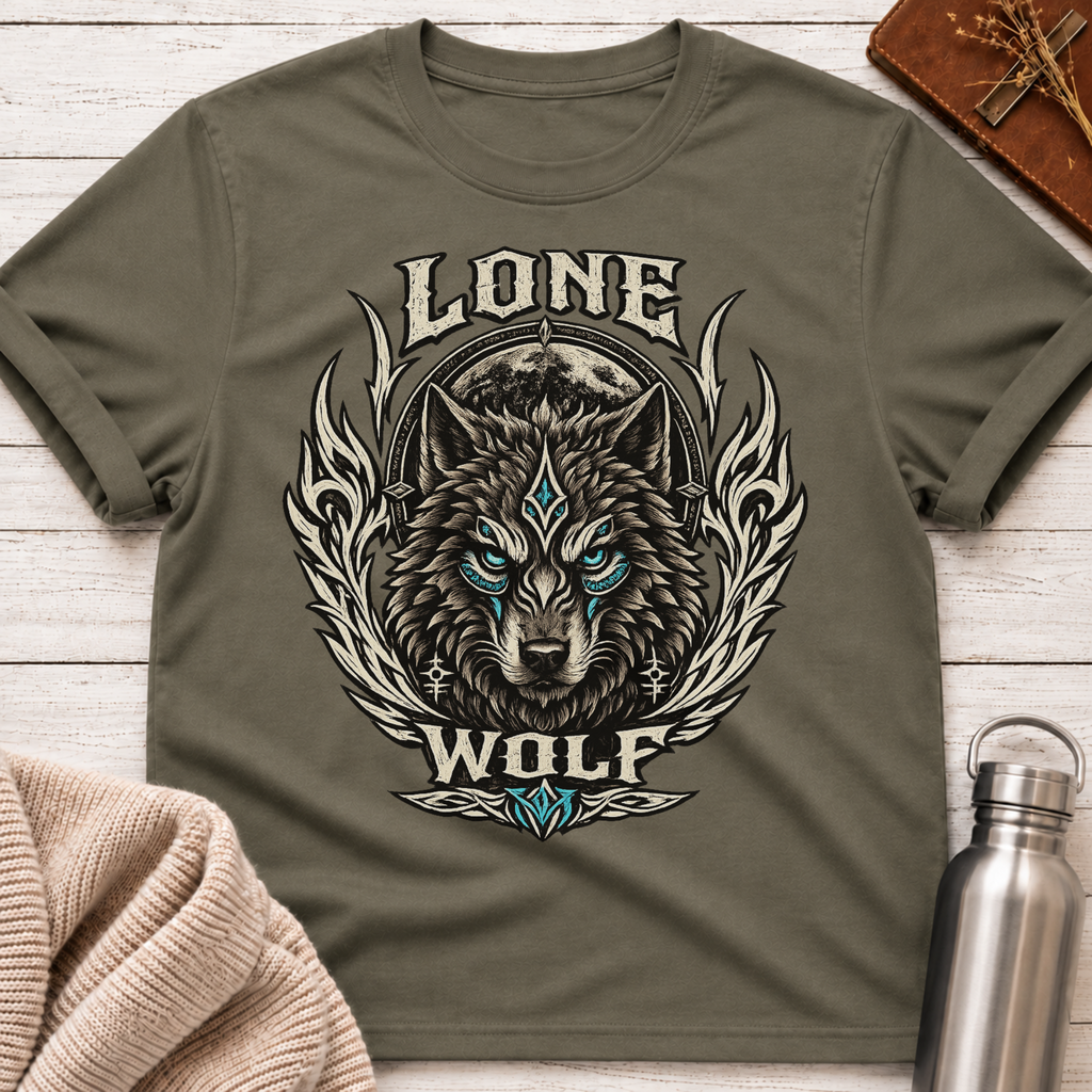 Lone Wolf Gothic Strength T-Shirt