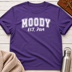 Moody Est. 7AM Funny Relatable Mood Shirt