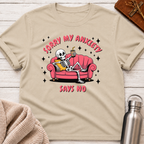 Sorry My Anxiety Says No Skeleton Couch T-Shirt
