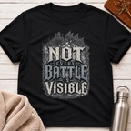 Not Every Battle Is Visible Gothic Mental Health T-Shirt