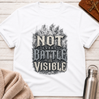 Not Every Battle Is Visible Gothic Mental Health T-Shirt