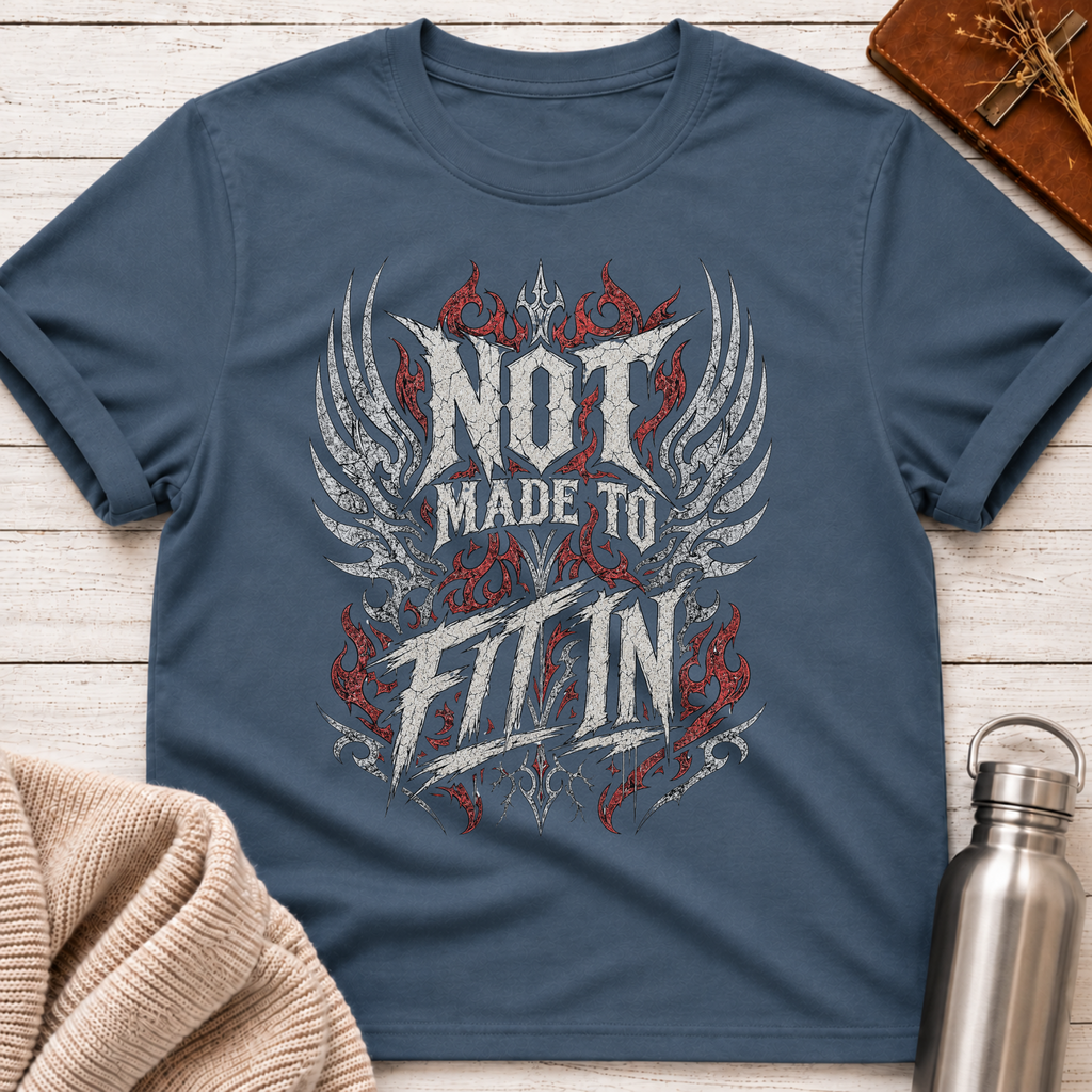 Not Made To Fit In Gothic Rebellion Graphic T-Shirt