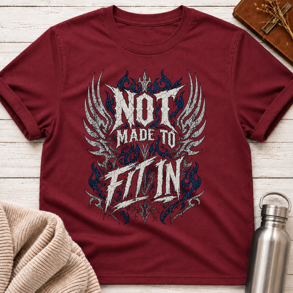 Not Made To Fit In Gothic T-Shirt