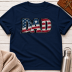 American Dad Patriotic Flag T-Shirt