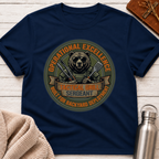 Operational Excellence Tactical Grill Sergeant Funny BBQ Bear Graphic T-Shirt
