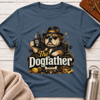 The Dogfather Funny Dog Dad Graphic T-Shirt