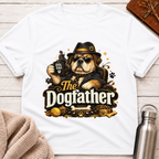The Dogfather Funny Dog Dad Graphic T-Shirt