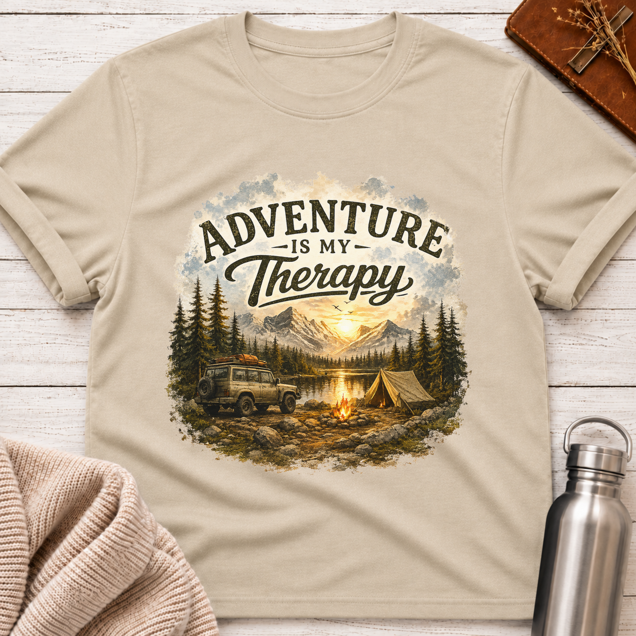 Adventure Is My Therapy T-Shirt