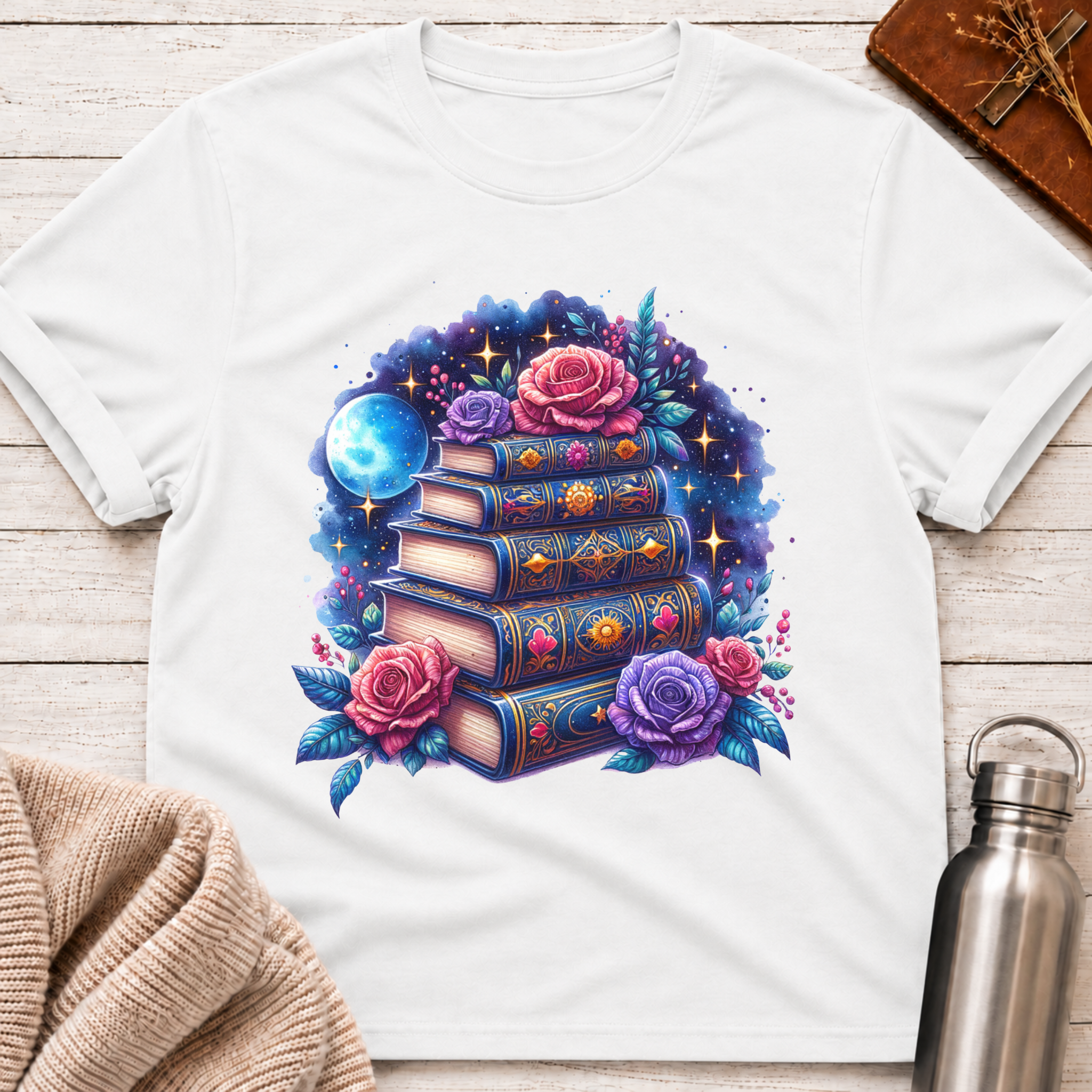 Books & Roses T-Shirt