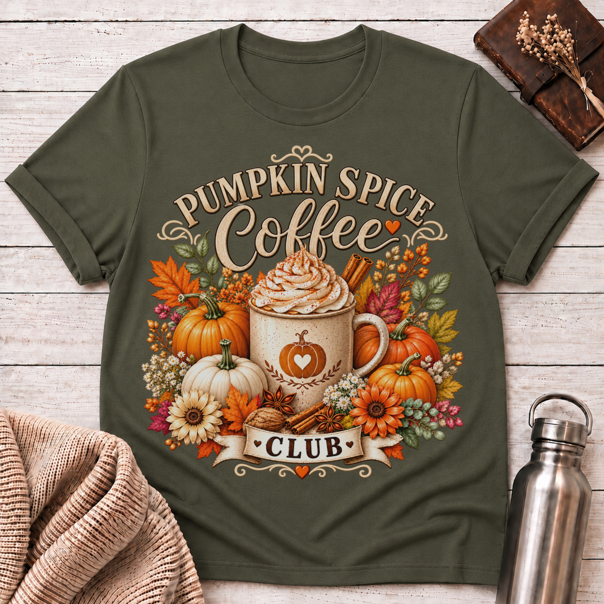 Pumpkin Spice Coffee Club T-Shirt