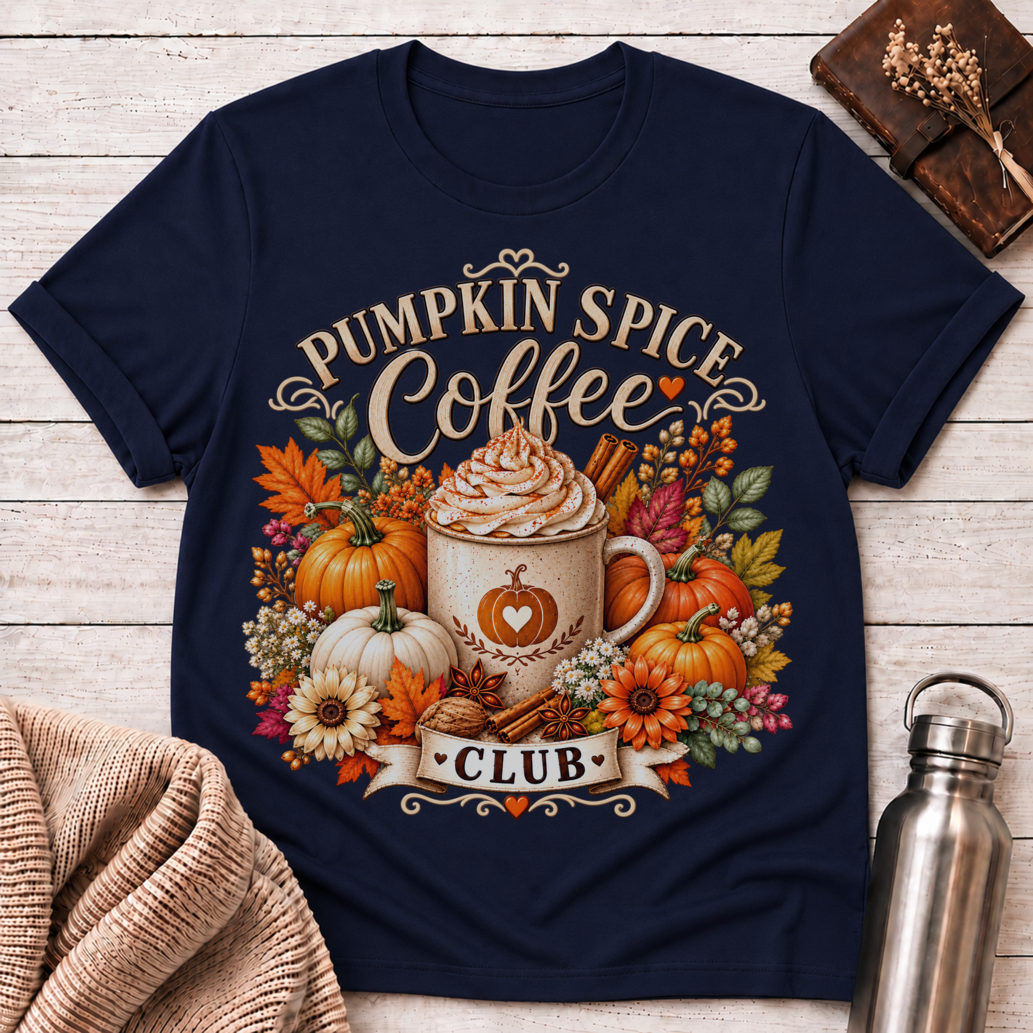 Pumpkin Spice Coffee Club T-Shirt
