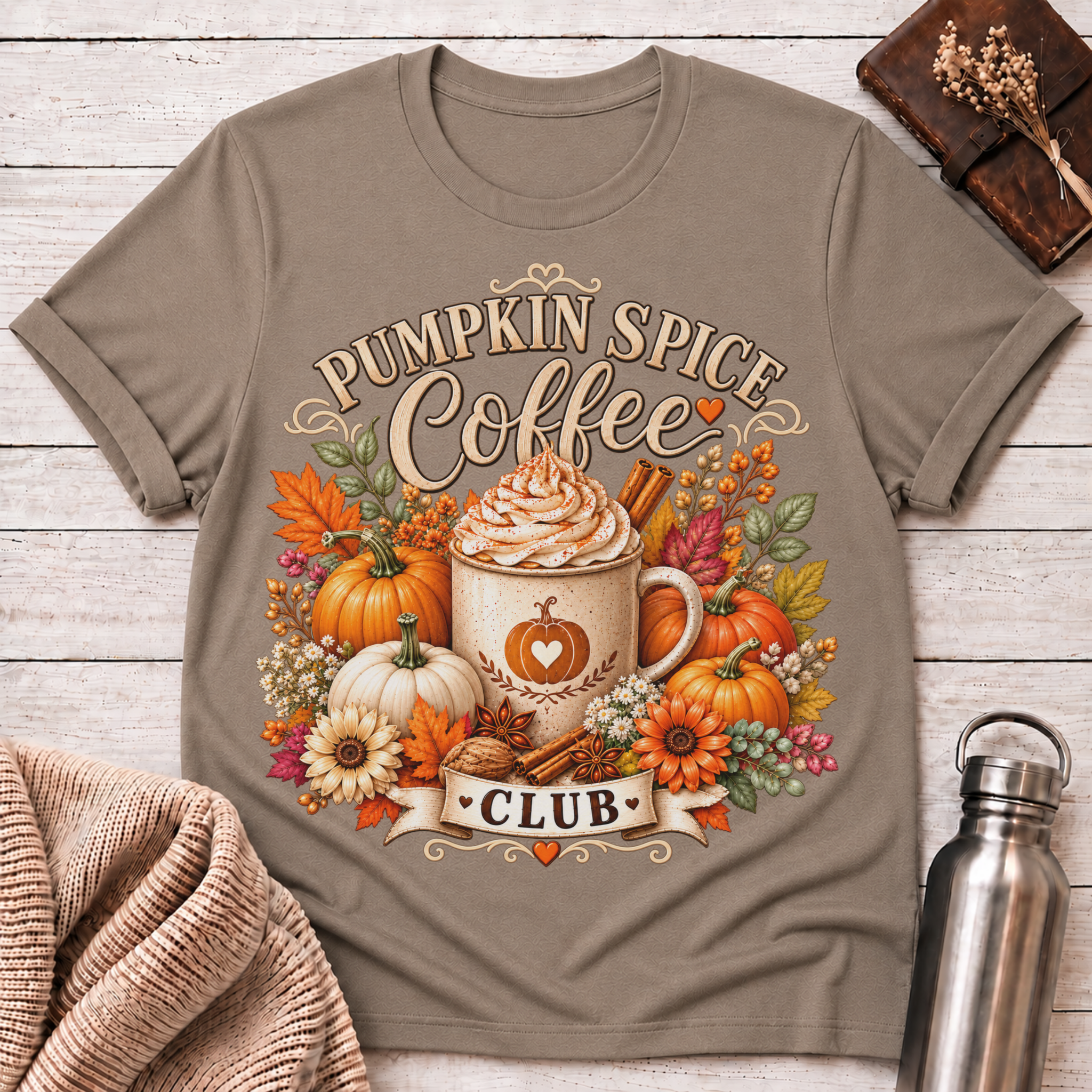 Pumpkin Spice Coffee Club T-Shirt