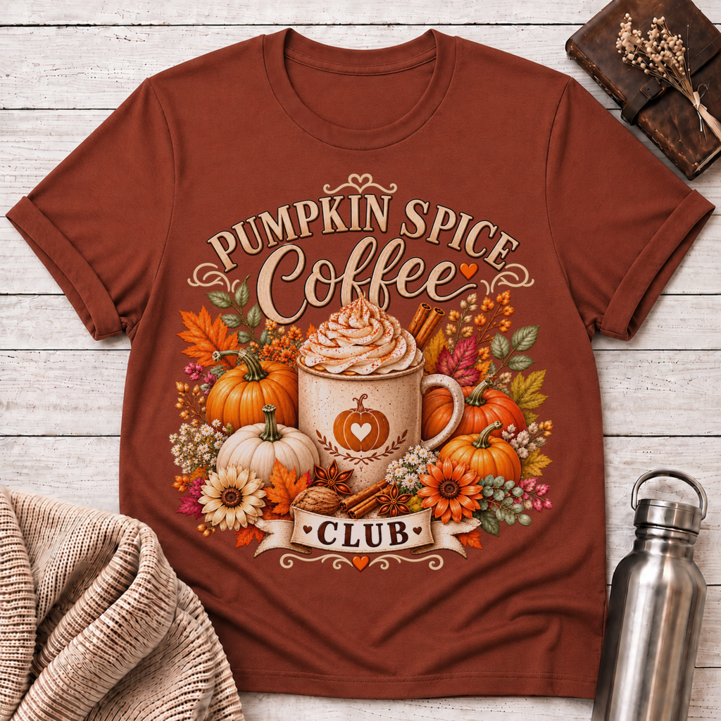 Pumpkin Spice Coffee Club T-Shirt