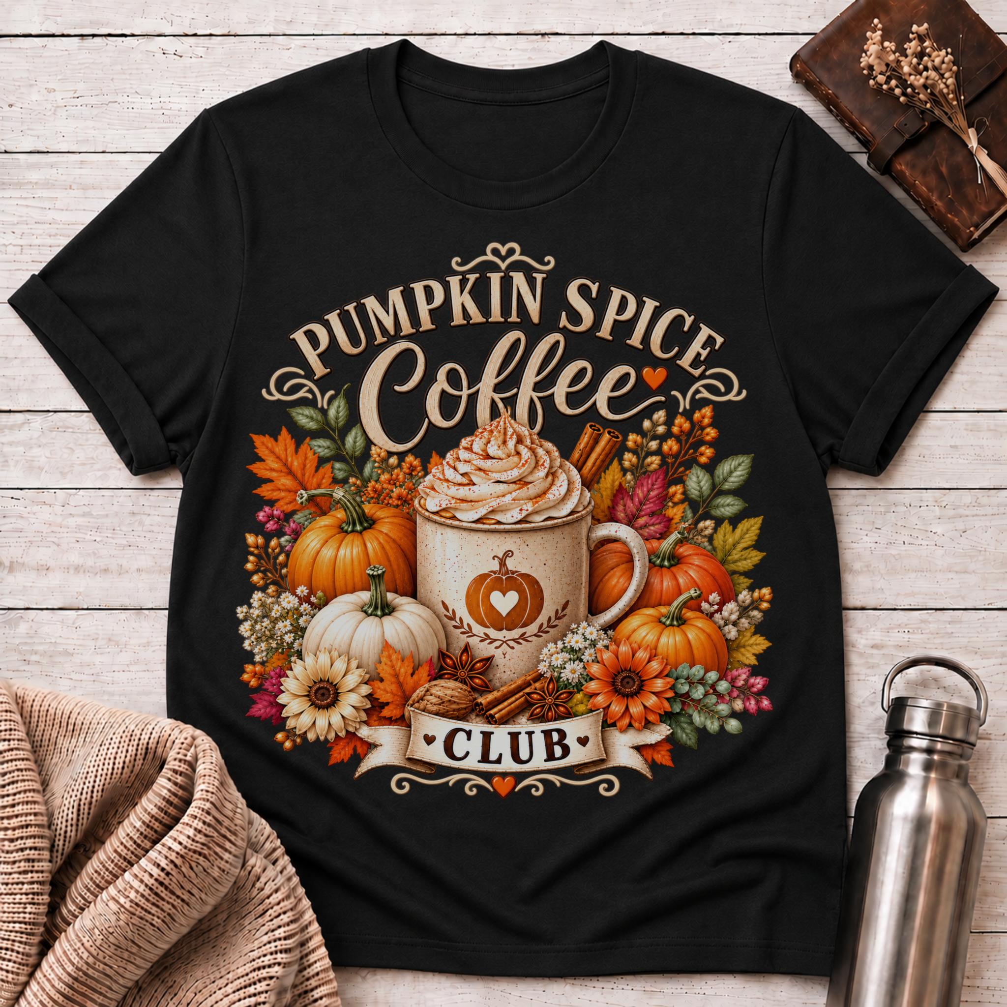 Pumpkin Spice Coffee Club T-Shirt